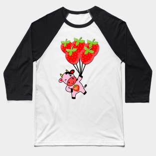 strawberry cow 5 Baseball T-Shirt